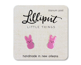 Lilliput Little Things Earrings - Marshmallow Bunny