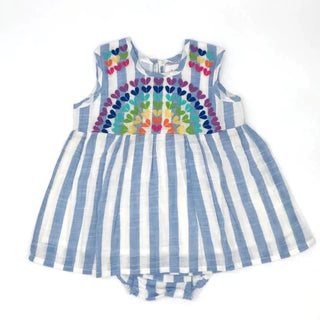 Cheeni Rainbow Sweetheart Baby Dress