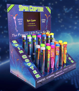Spin Copter Launchable LED Helicopter Toy