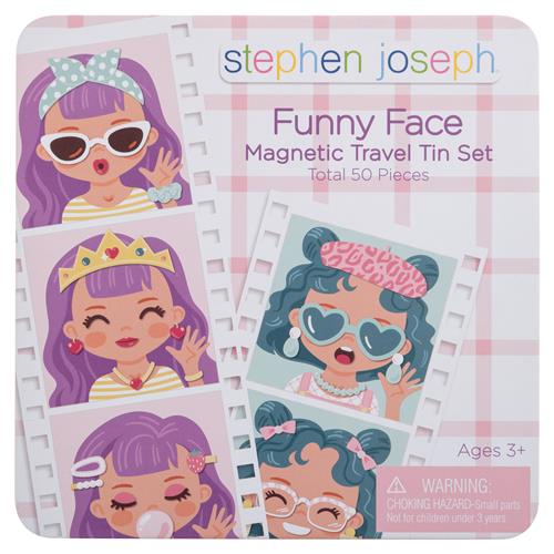 Funny Faces Magnetic Travel Tin Set