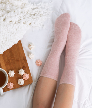 Lemon Lavender You Had Me at Aloe Socks