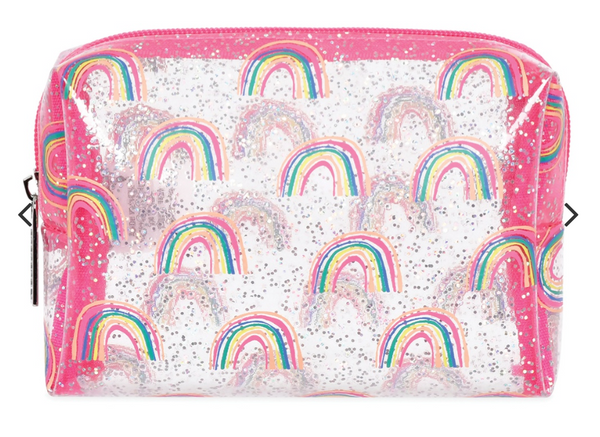 Sparkling Clear Rainbow Cosmetic Bag