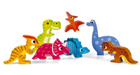 Janod Dinosaur 3D Chunky Wooden Puzzle