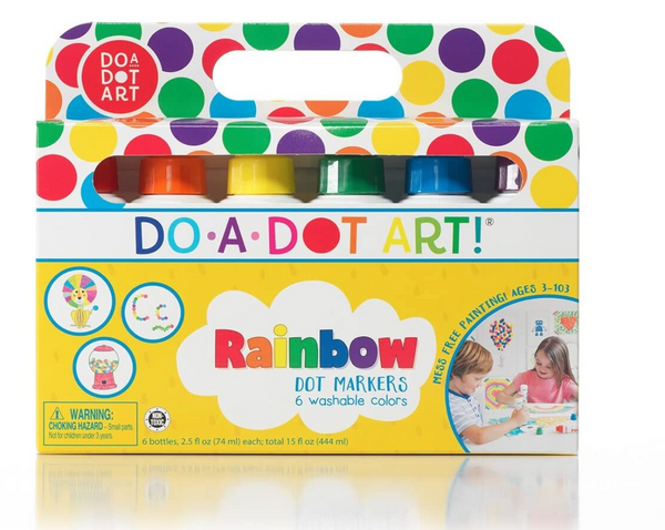 Do A Dot Art! Markers 4-Pack Rainbow Washable Paint Markers