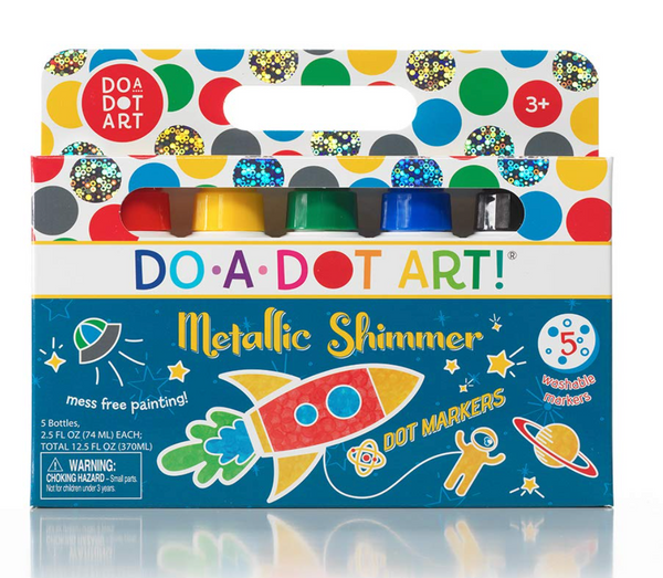 Do A Dot Art! Markers 5-Pack Metallic Shimmer Washable Paint Markers
