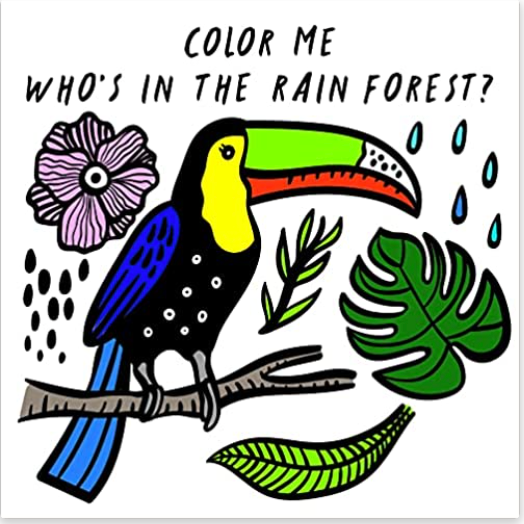 Who's in the Rain Forest? - Color Changing Bath Book