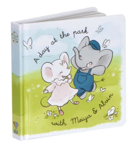 A Day at the Park with Meiya and Alvin - Board Book