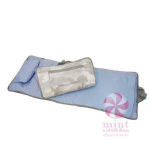 Mint Seersucker Napmat