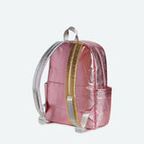 State Backpack - Kane Kids Travel - Pink/Silver/Gold Metallic