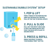 Bubble Tree 1 Liter 2 Bottle Original Refillable Bubble System