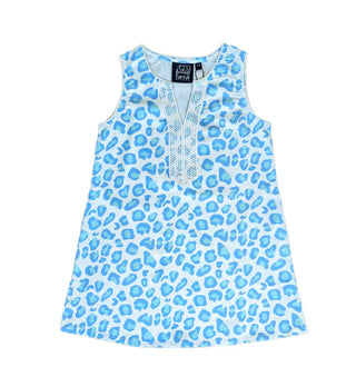 Tuk Tuk Designs Shift Dress - Leopard Sapphire