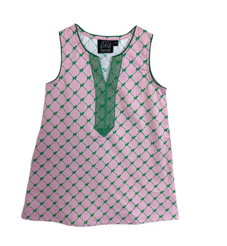 Tuk Tuk Designs Shift Dress - Pink Puppies