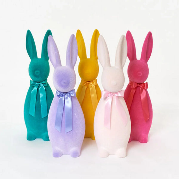Flocked Easter Bunny - Large
