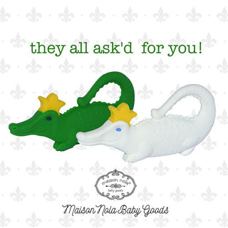 Maison NOLA Silicone King Gator Teether