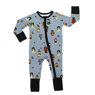 Monster Party Halloween Bamboo Pajamas