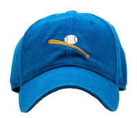 Harding Lane Baseball Hat on Cobalt Blue