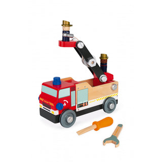 Brico Kids Wooden DIY Fire Engine