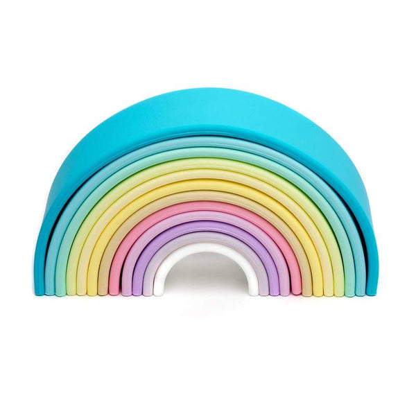 Kid Made Modern Dena Silicone Rainbow Stacker - Large Pastel