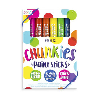 Ooly 12Pc Chunkies Paint Sticks