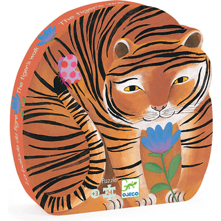 Djeco The Tiger's Walk Silhouette Puzzle