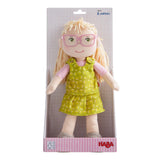 HABA 12" Plush Doll Leonore with Glasses