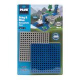 Gray & Blue Plus Plus Duo Baseplate