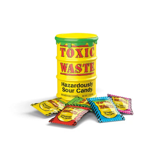 Toxic Waste Original Yellow Drum Sour Candy