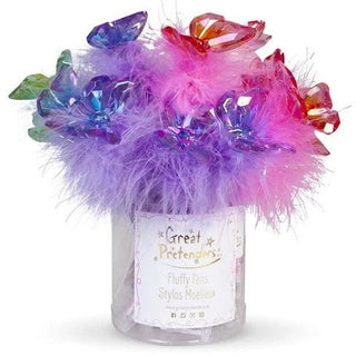 Fluffy Feather Butterfly Gem Pen