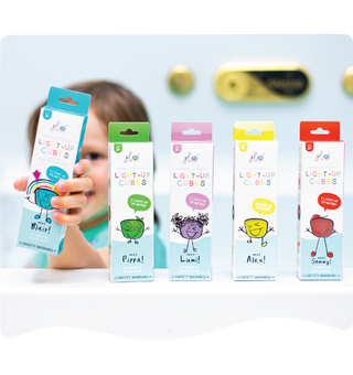 Glo Pals 4-Pack Light Up Cubes (Assorted)