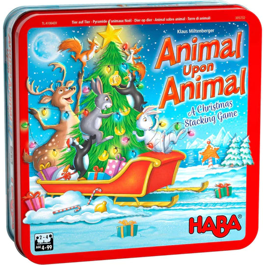 HABA Animal Upon Animal - Christmas Stacking Game