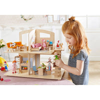 Little town wooden discount dolls house furniture
