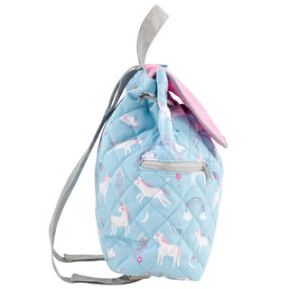 Stephen Joseph Quilted Backpack - Rainbow Unicorn