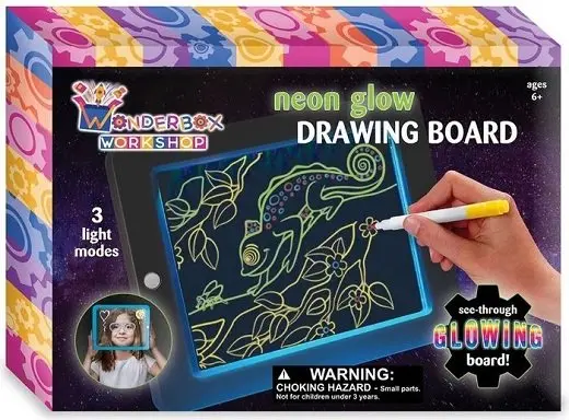 Neon Glow LED Drawing Board Olly-Olly