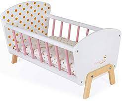 Candy Chic White Wooden Doll's Bed