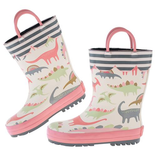 Stephen Joseph Rain Boots - Pink Dino
