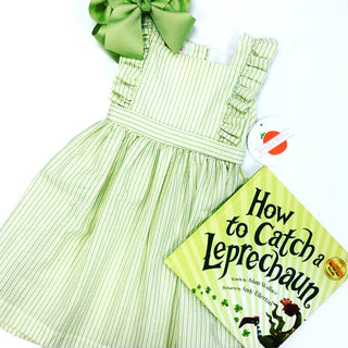Edith Dress - Sprout Seersucke
