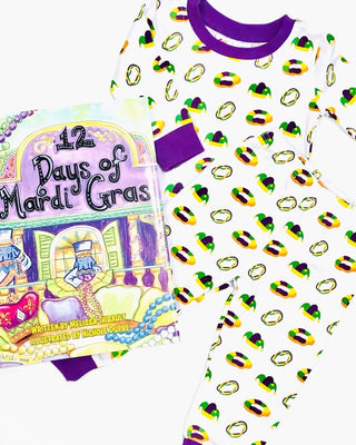 Jellybean by Smock Candy Mardi Gras 2Pc Pajamas