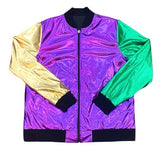 Belle Cher Mardi Gras Metallic Lame Jacket