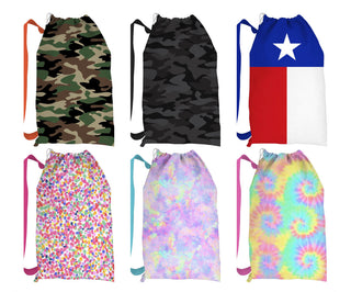 Azarhia Printed Nylon Laundry Bag