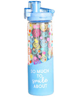 Inspirational Glass Water Bottle with Silicone Sleeve