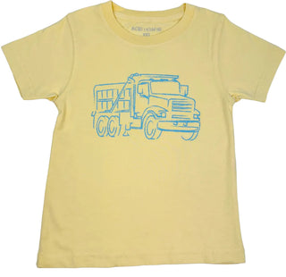 Mustard & Ketchup Kids - Yellow Dumptruck S/S Tee