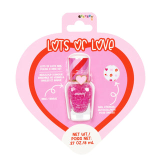 Lots of Love Nail Polish & Ring Set