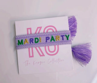 Mardi Party Woven Signature Bracelet