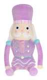 Plush Lavender Pastel Nutcracker