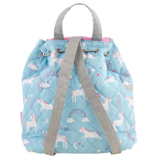 Stephen Joseph Quilted Backpack - Rainbow Unicorn