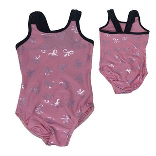 Reflectionz Gymnastics Leotard - Pink Bow