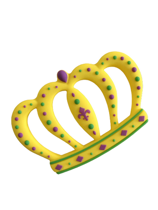 Maison NOLA Silicone Mardi Gras Crown Teether