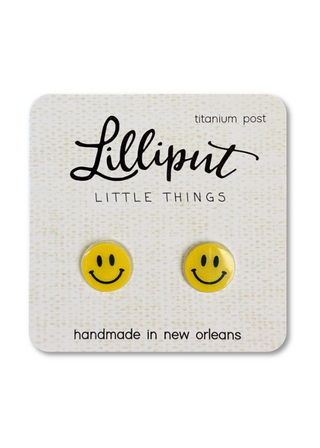 Lilliput Little Things Earrings - Smiley Face