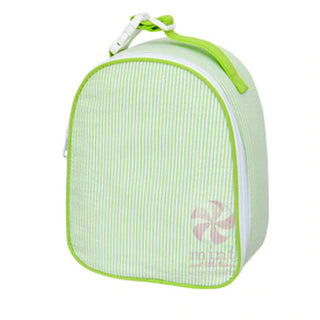 Mint Seersucker Lunch Box