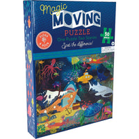 Magic Moving Puzzle 50pcs- Spot the Difference!- Deep Sea